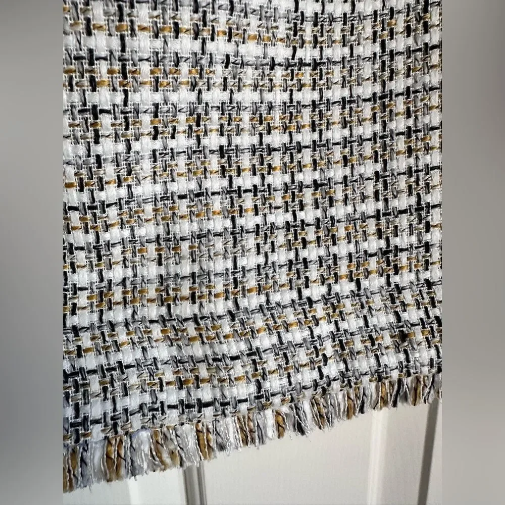 Calvin‎ Klein Tweed Skirt - Black and White Size: 14P